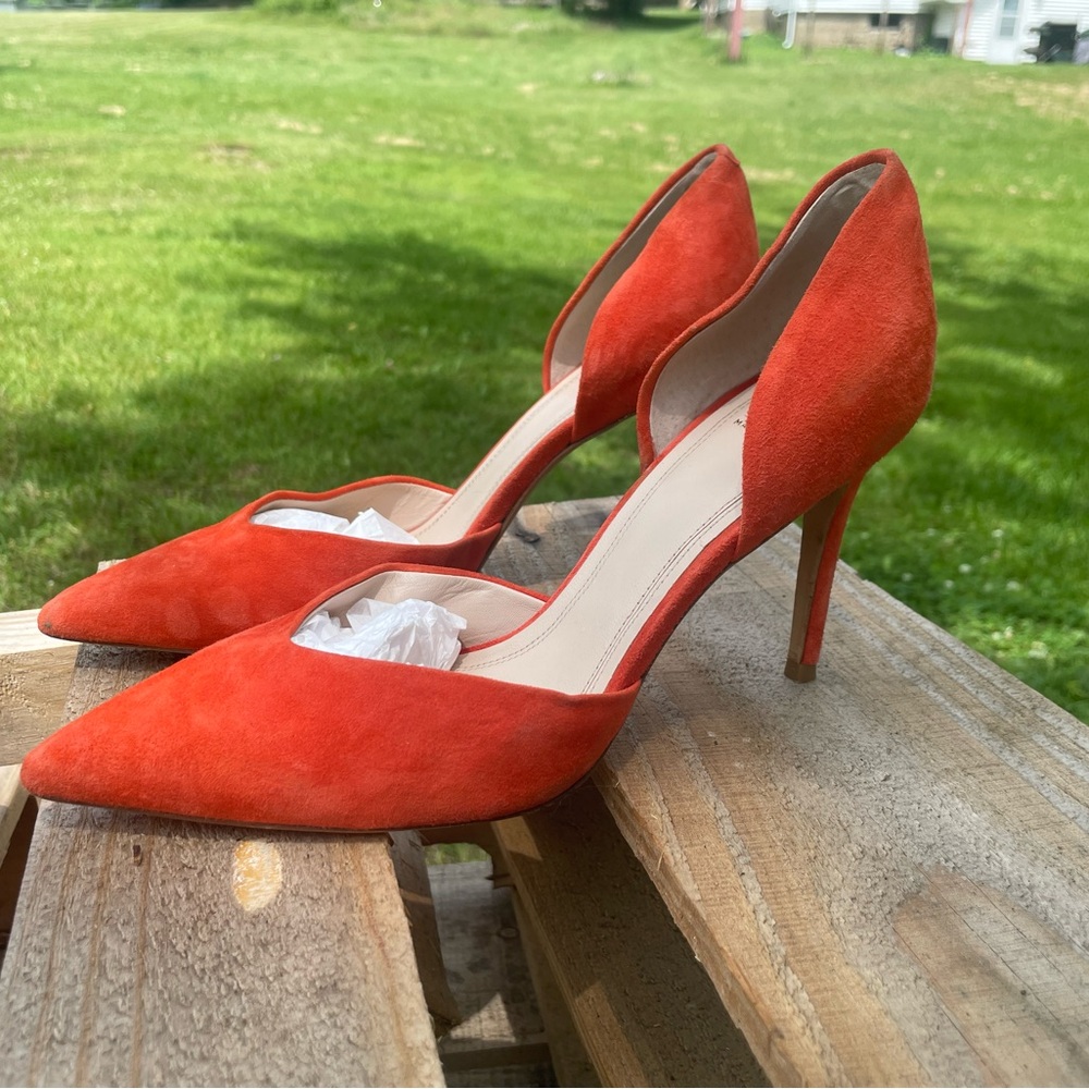Marc Fisher Orange Stiletto Heels